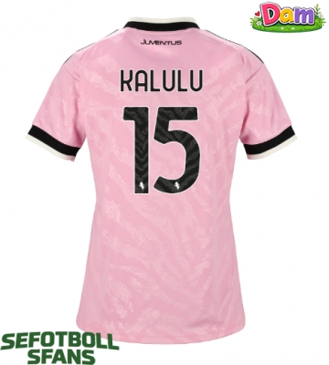 Juventus Pierre Kalulu #15 Bortatröja Kvinnor 2026-27 Kortärmad